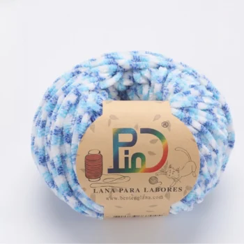 Lana de Chenilla Terciopelo Jaspeada